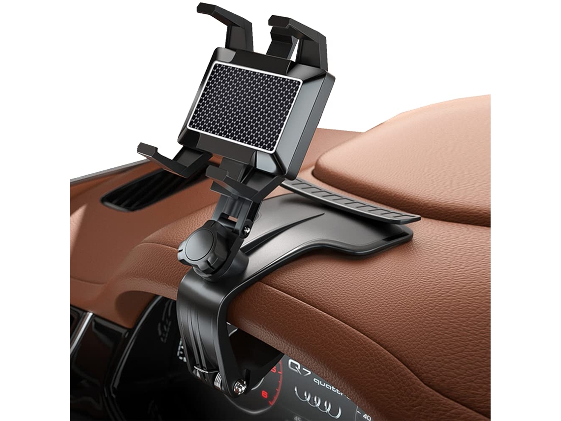 Suporte De Carro Para Celular,suporte De Painel Multifuncional Com Pinça Ajustável 360°,compatível Com Smartphones De 3 A 7 Polegadas Btforus