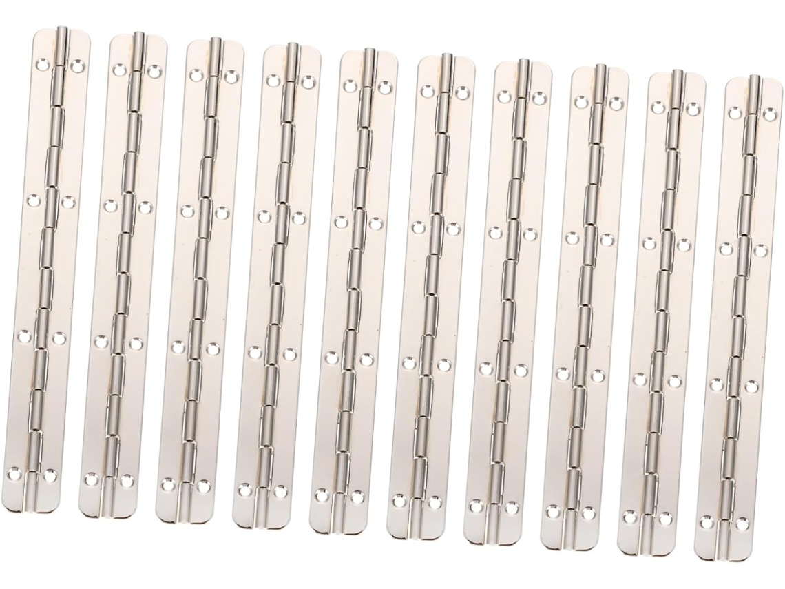 Conjunto De 10 Dobradiças Ferro Resistentes Para Armários, Portas E