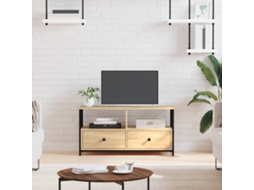 Vidaxl Móvel De Tv 90x33x45 Cm Derivados Madeira/ferro Carvalho Sonoma