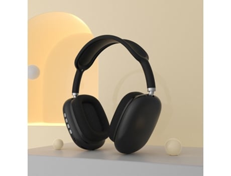 Auscultadores Bluetooth EALLC Preto P9 Sem Fio com Cancelamento de Ruído para Música e Esporte para Air Mas