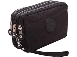 Mala Multifuncional Com 3 Camadas De Fecho - Bolsa De Arrumação - Preto