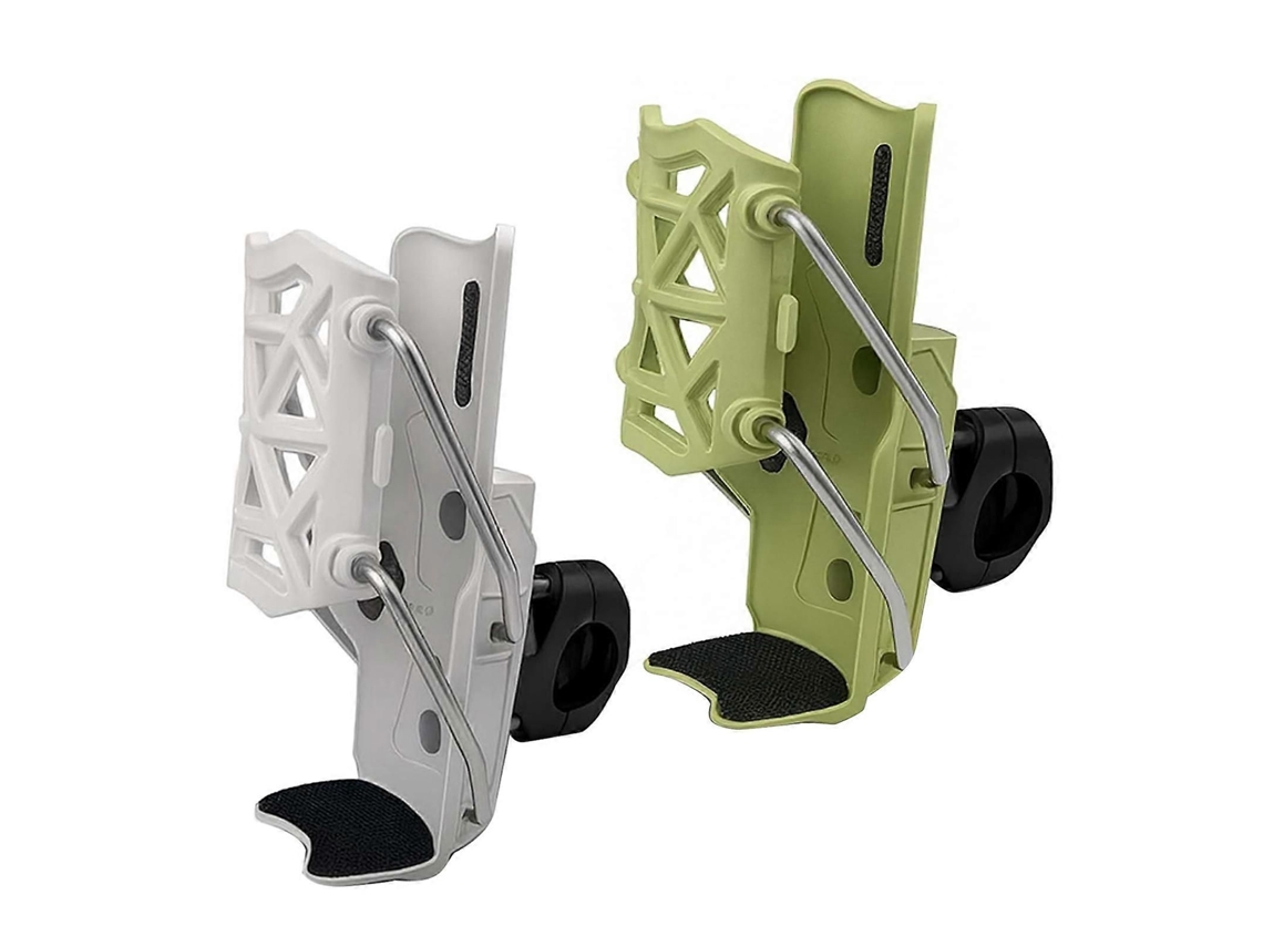 Suporte Para Garrafa De Água Adaptável Para Ciclismo (2 Unidades) Com Rotação De 360 ​​graus E Fixação Automática.