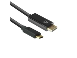 Ewent Ew9826 Adaptador de Cabo de Vídeo 2 M Usb Type-C Displayport Preto