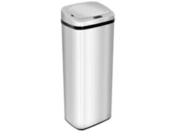 Lixeira automática com sensor, aço inox, 50/68l, prata S/MARCA