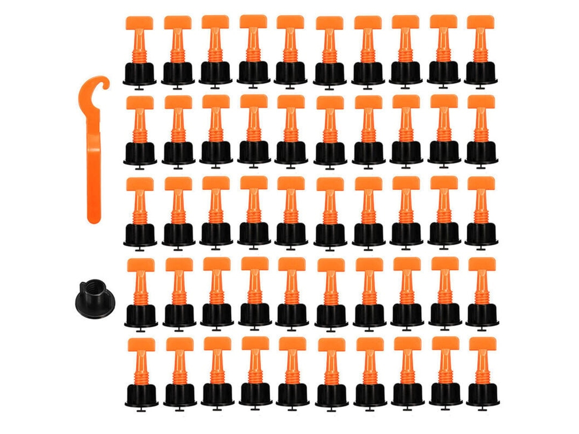 Lurelia Kit Nivelador De Ladrilhos, 151 Peças, 1,0 Mm, Aço Inoxidável Para Piso E Parede, Ref W110