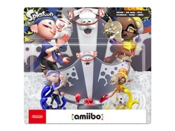 Figura Amiibo Splatoon 3 Deep Cut Set Amiibo Triple Pack (Shiver, Frye e Big Man)