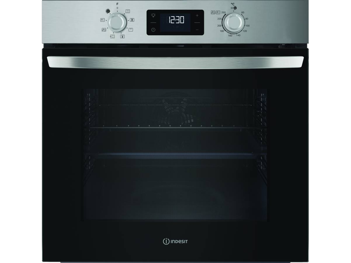 Forno INDESIT IO 275P X (71 L - 59.5 cm - Hidro + Pirolítico - Inox)