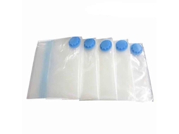 Pacote Com 5 Sacos Para Armazenamento A Vácuo Dww - 80*60cm Transparentes, Sem Bomba