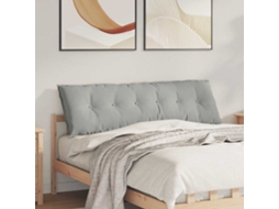 Vidaxl Travesseiro Para Costas Cinzento-claro 160 X 50 Cm