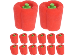 Conjunto de 100 Mini Borrachas em Formato de Pimenta para Lápis, 100 M CHABERLU