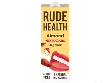 Bebida Vegetal de Amêndoa Sem Açúcar RUDE HEALTH