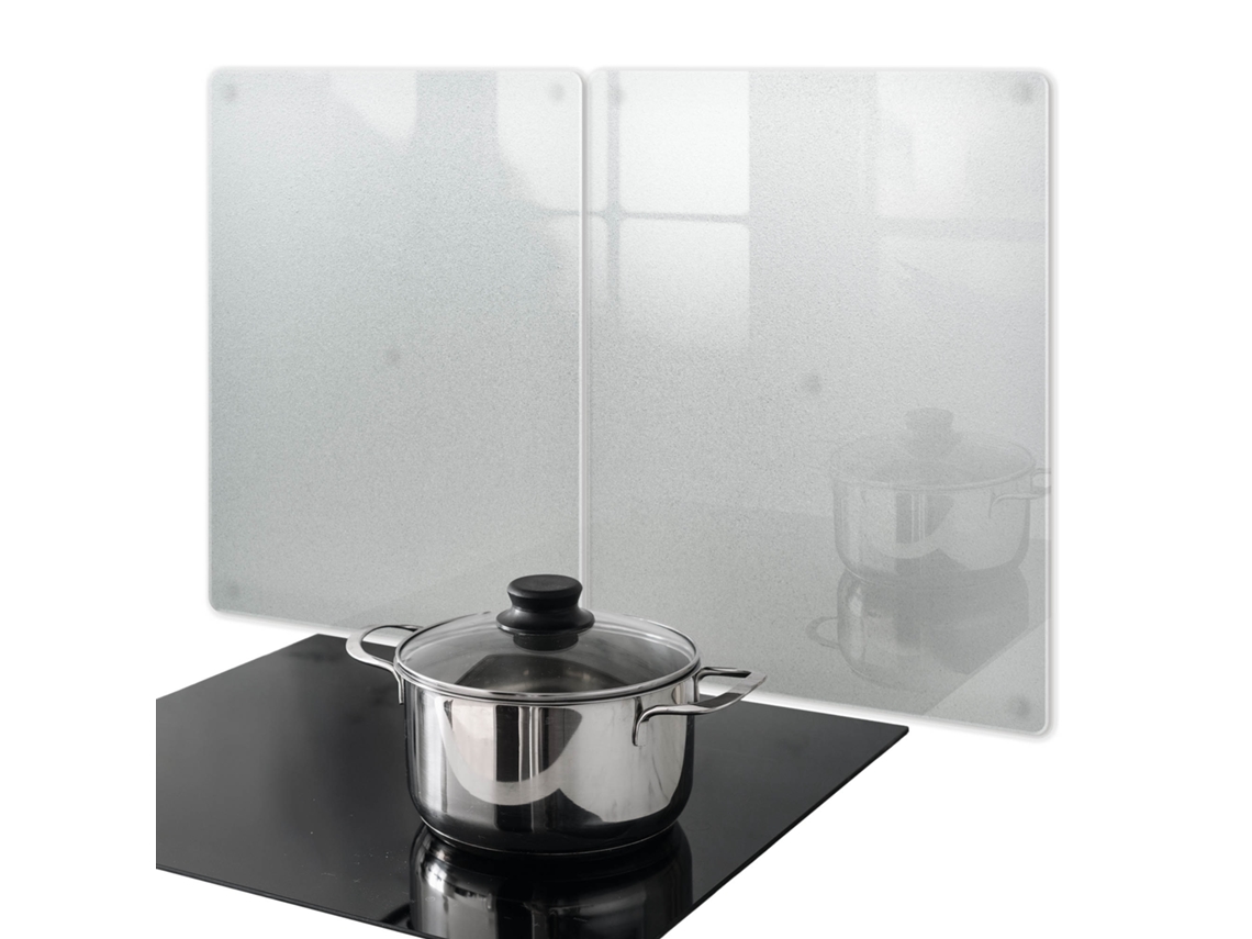 Protetor de Placa Espelharte Transparente Indução (conjunto de 2 Retangulares 2 x 40x52cm - Transparente)
