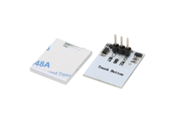 Módulo de Interruptor Táctil Capacitivo Anti interferência com Led Sensor Amarelo (2.7v 6v)