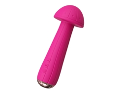 Vibrador De Massagem De Silicone Recarregvel Usb Com 5 Modos De Frequncia 5 (rosa Vermelha)