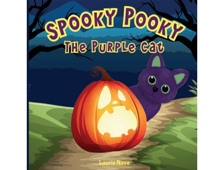 Livro Spooky Pookie the Purple Cat de Laurie Nave (Inglês)