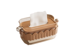 Caixa de Papel Higiênico de Plástico, Simples, com Elástico Interno, para Casa, Dormitório, Restaurante, Branco Quente, 350g