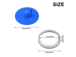 Lids de Fermentação LAXISCREED para Mason Jar 86mm 2un