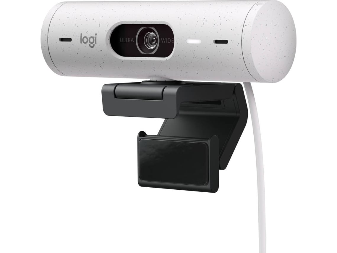 Webcam LOGITECH Brio 500 (Full HD - 1080p - Microfone Incorporado - Branco)