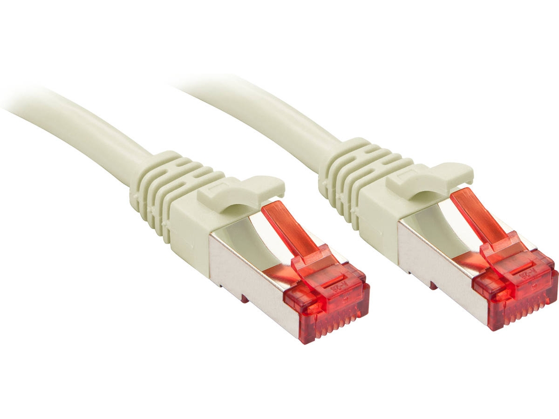 Cabo de Rede LINDY (RJ45 - 30 cm - Cinzento)