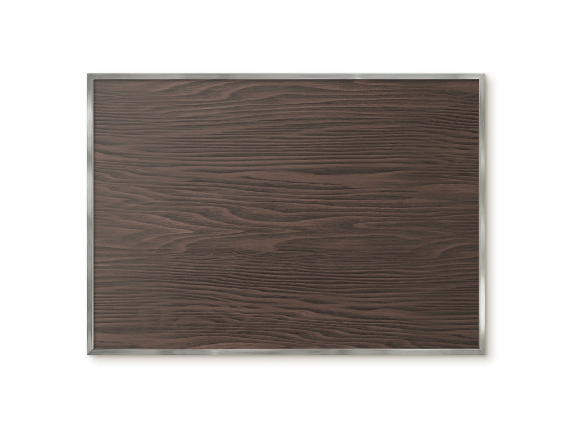 Magnetic Board For Wall Wood Herringbone For The Bedroom Espelharte (100x70 Cm)