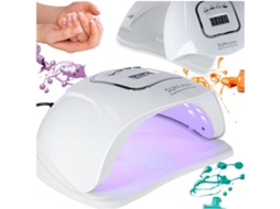 Lâmpada Para Unhass Uv Led 150w Com 45 Leds, Temporizador E Sensor De Movimento, Branca