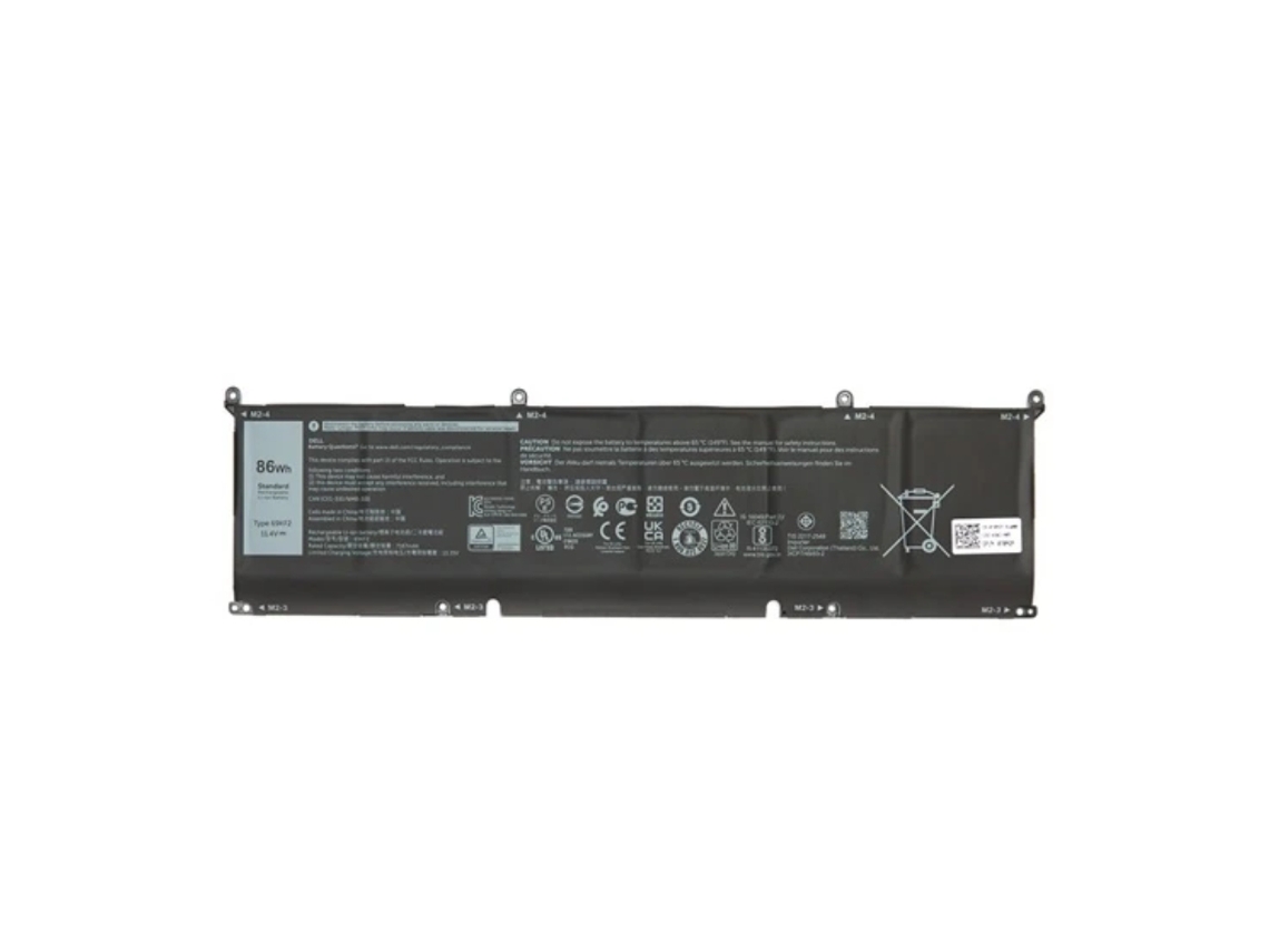 Bateria Dell Precision 5550 6 células 86 Whr OEM M59jh / 70n2f Origem Armazenamento