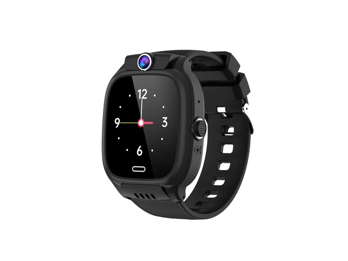 (preto) Smartwatch Infantil Com Função De Comunicação E Posicionamento Gps