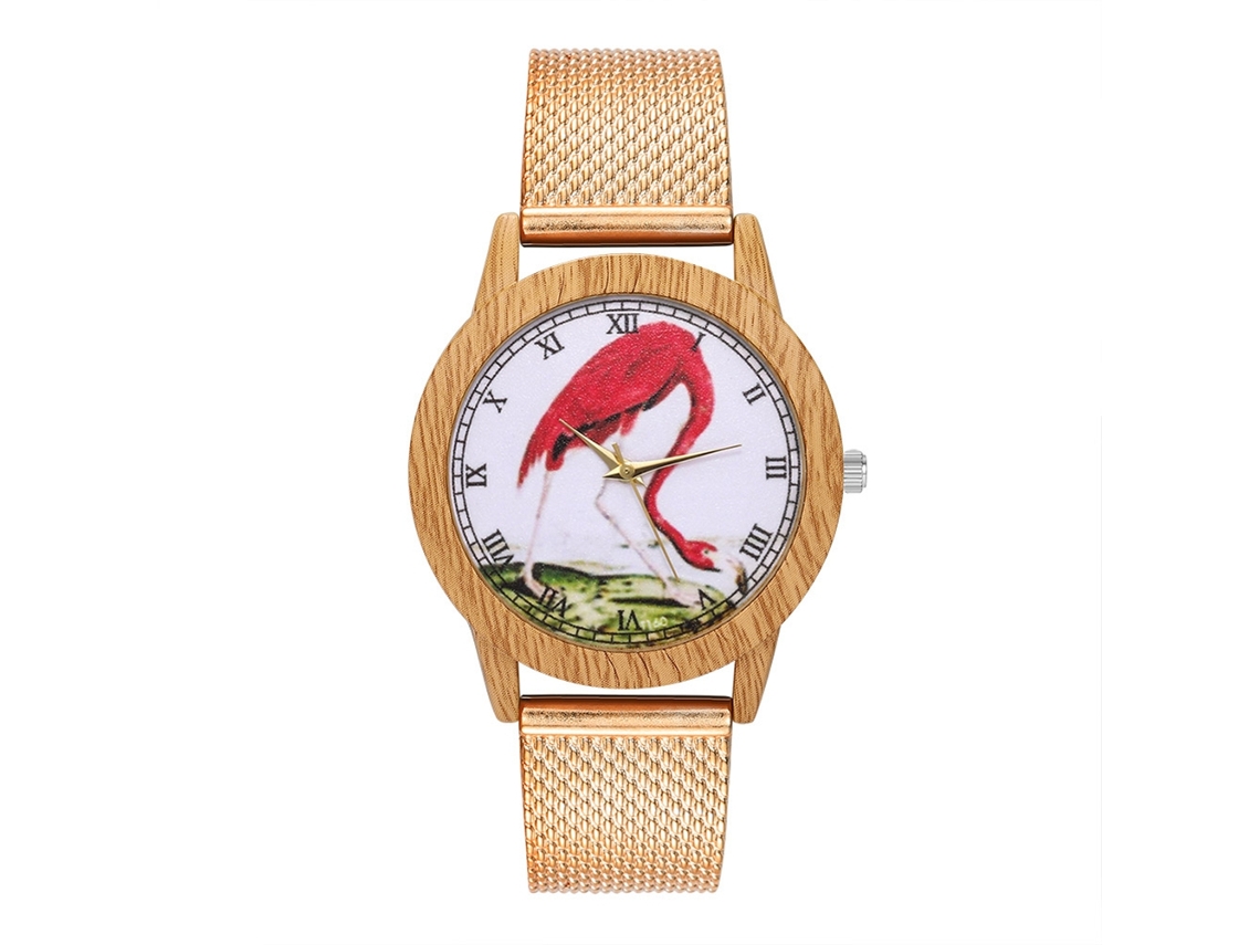 Reloj De Pulsera Unisex Zhoulianfa T160-f Oro Rosa Movimiento De Cuarzo
