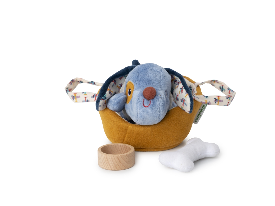 Cachorro De Pelúcia Jules Da Lilliputiens Com Cesta E Acessórios Brinquedos