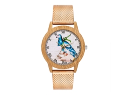 Reloj De Cuarzo Unisex De Moda Con Correa De Silicona Pulsera Oro Rosa