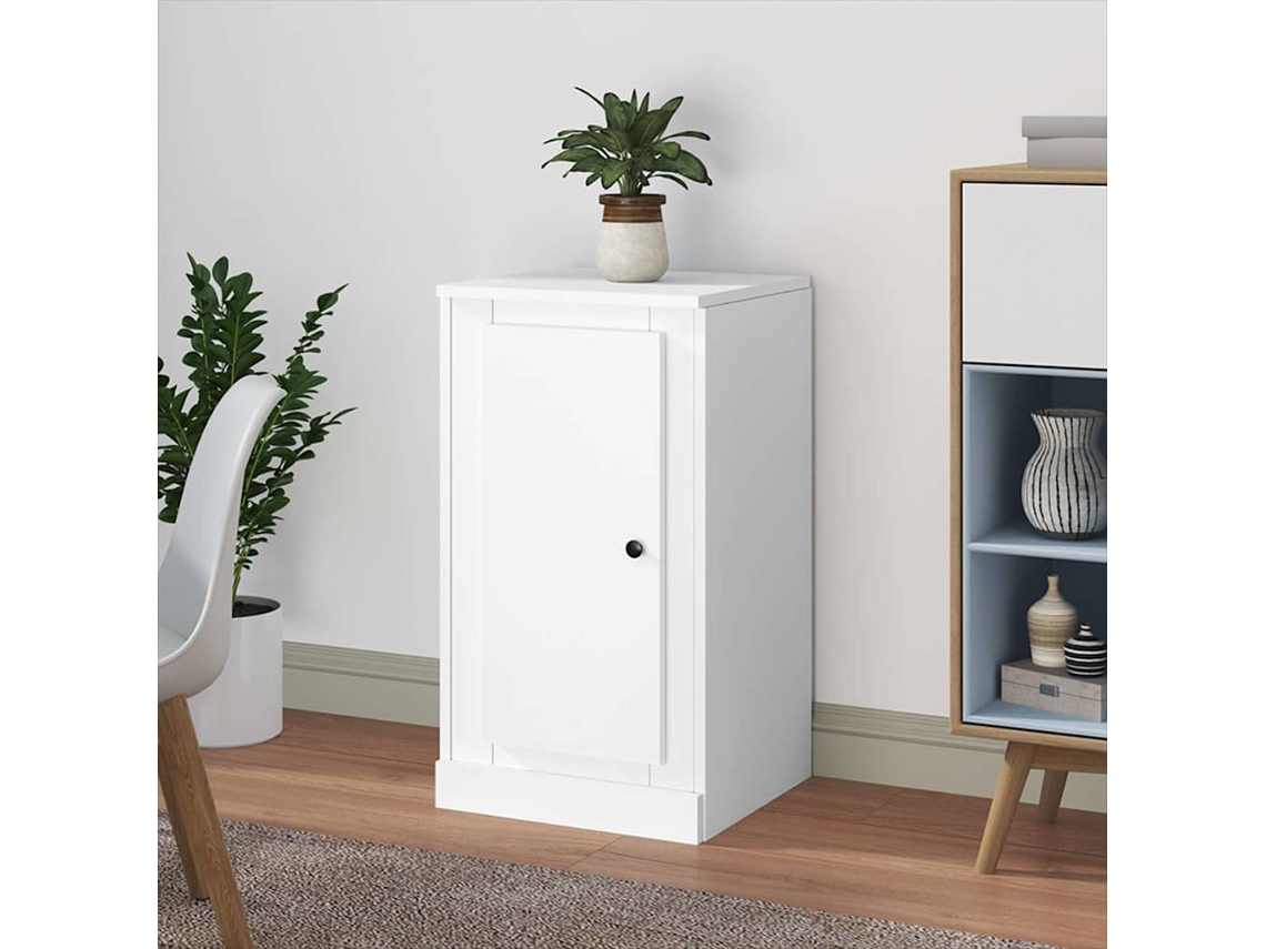 Vidaxl Aparador 37,5x35,5x67,5 Cm Derivados De Madeira Branco