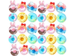 30-tachinhas Em Formato De Rosquinha Tachinhas Divertidas Decorativas Para Murais Ideais Organizar O Escritório Ou A