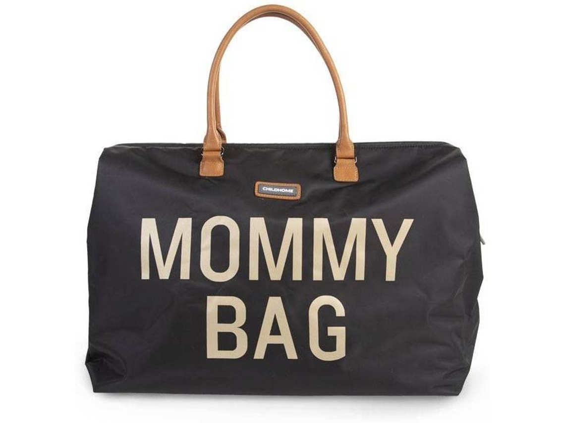 CHILDHOME Saco de fraldas Mommy Bag nylon oxford preto