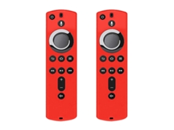 2 Unidades De Capa Protetora De Silicone Para Controle Remoto Do Amazon Fire Tv Stick 4k (5,9 Polegadas) - 3 Unidades_glo