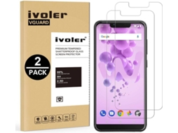 2x Película Vidro Temperado Wiko View 2 Go HONGWE.