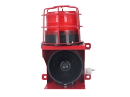 Sirene Industrial 115dB Alarme Sonoro Visual IP65 24V | S/MARCA