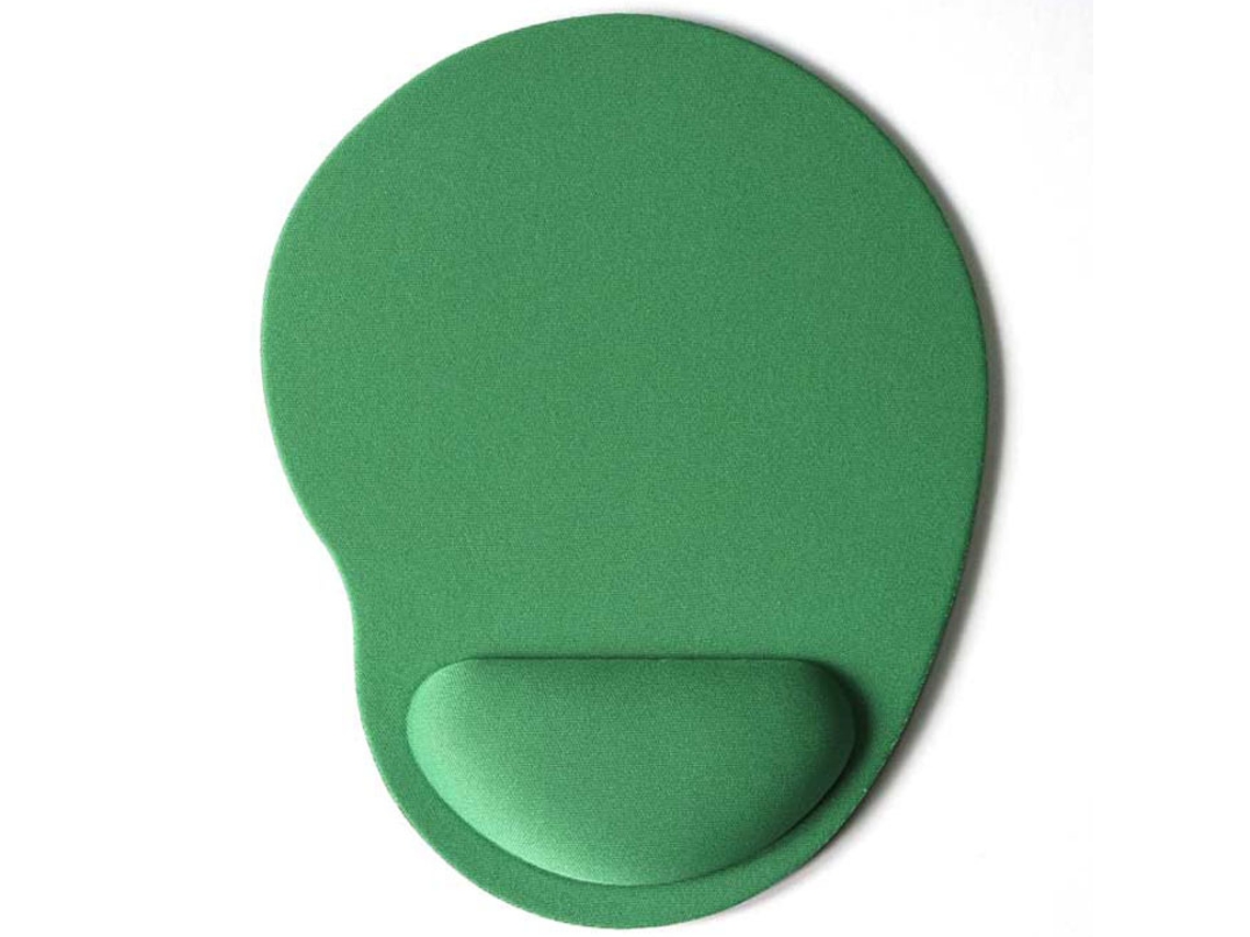 Mousepad Verde Com Almofada De Gel Apoio De Pulso Para Jogos Mousepad Com Brilvibera