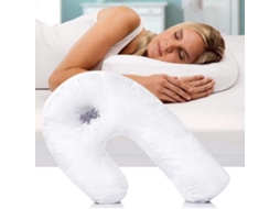 Lurelia Travesseiro Cervical, Espuma Viscoelástica, Ergonómico, Orifício Para Orelha, Para Dormir De Lado