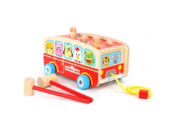 Mali brinquedo Educativo de Madeira para Bebê Menino Menina Cute Funny com Padrão de Cartoon
