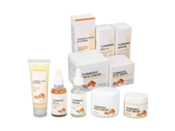 Kit Cúrcuma Para Cuidados Com A Pele: Hidratação E Limpeza