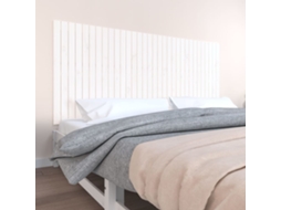 Cabecero de pared 204x3x90 cm Madera maciza de pino blanco