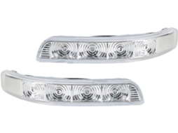 Piscas Laterais De Led Para Retrovisores Do Kia Sorento 2009-2014, 4 Piscas De Led, Piscas Dinâmicos 1 Esquerdo E