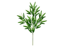 Planta Artificial de Folhas de Bambu em Ramos com fio de ferro, 66cm LAXISCREED