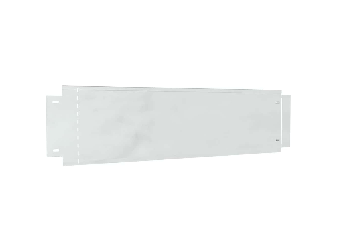 Conjunto 10 Bordas De Jardim Vidaxl Prateado Aço (100 X 25 X 0,07 Cm)