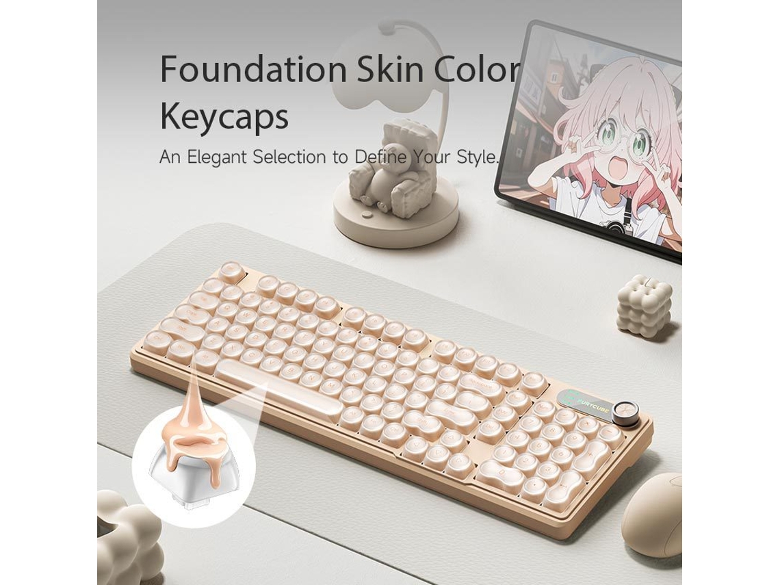 Teclado de Música e Esportes Eletrônicos Ip98 Tom de Pele com Fio ZSANFS | ZSANFS