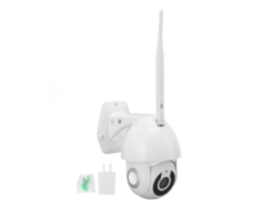 Laxiscreed Câmera Wifi À Prova D'água Com Visão Noturna Para Exterior, Monitoramento Hd Sem Fios