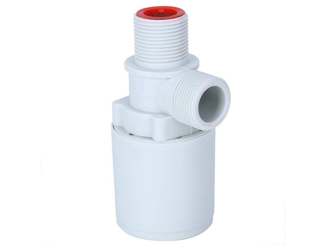 Válvula de Nível de Água Automática de Plástico com Esfera Flutuante 3/4 Polegada para Tanques Torres Piscinas S/MARCA