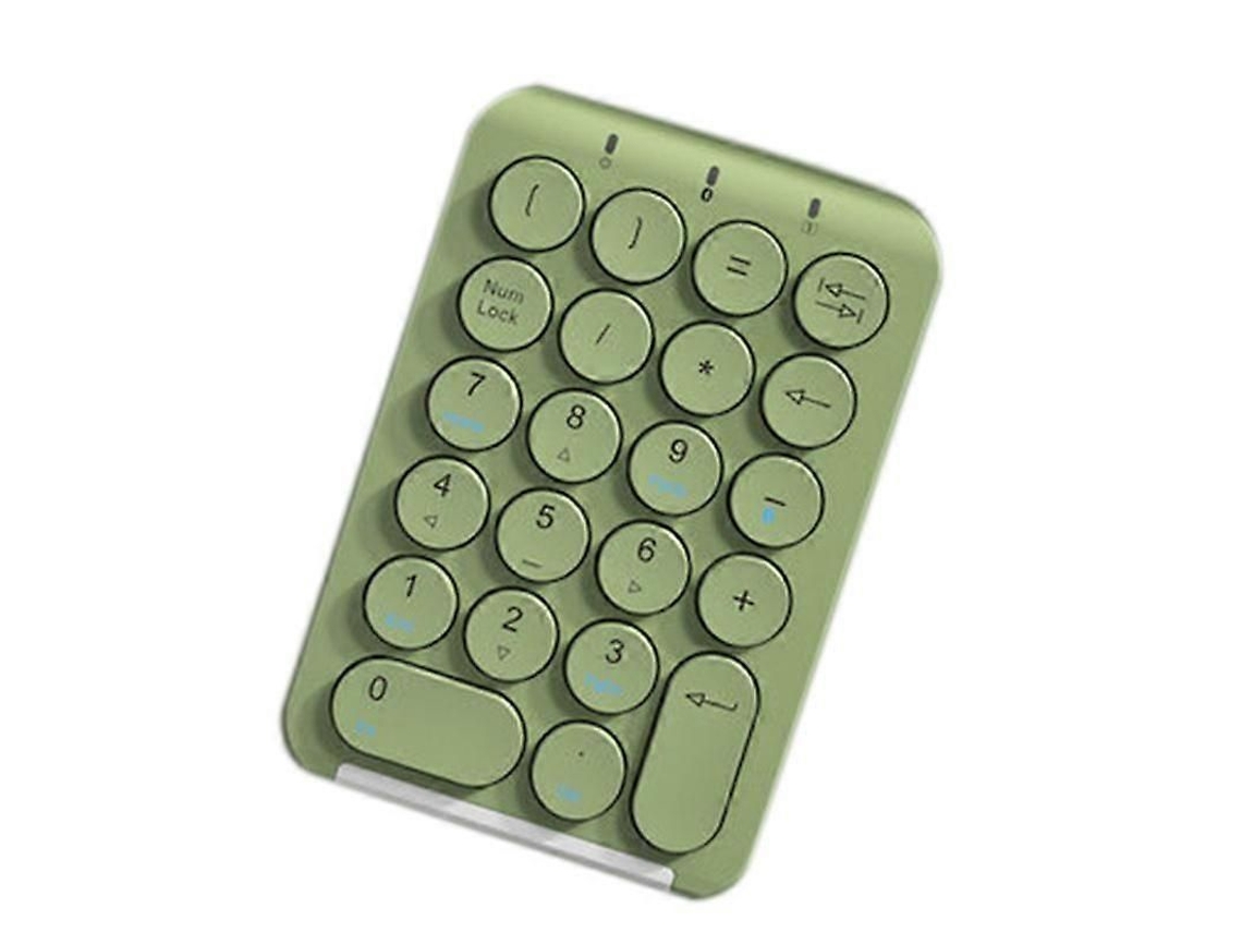 Teclado Numérico Sem Fio Bluetooth TAISHENGDA (verde)