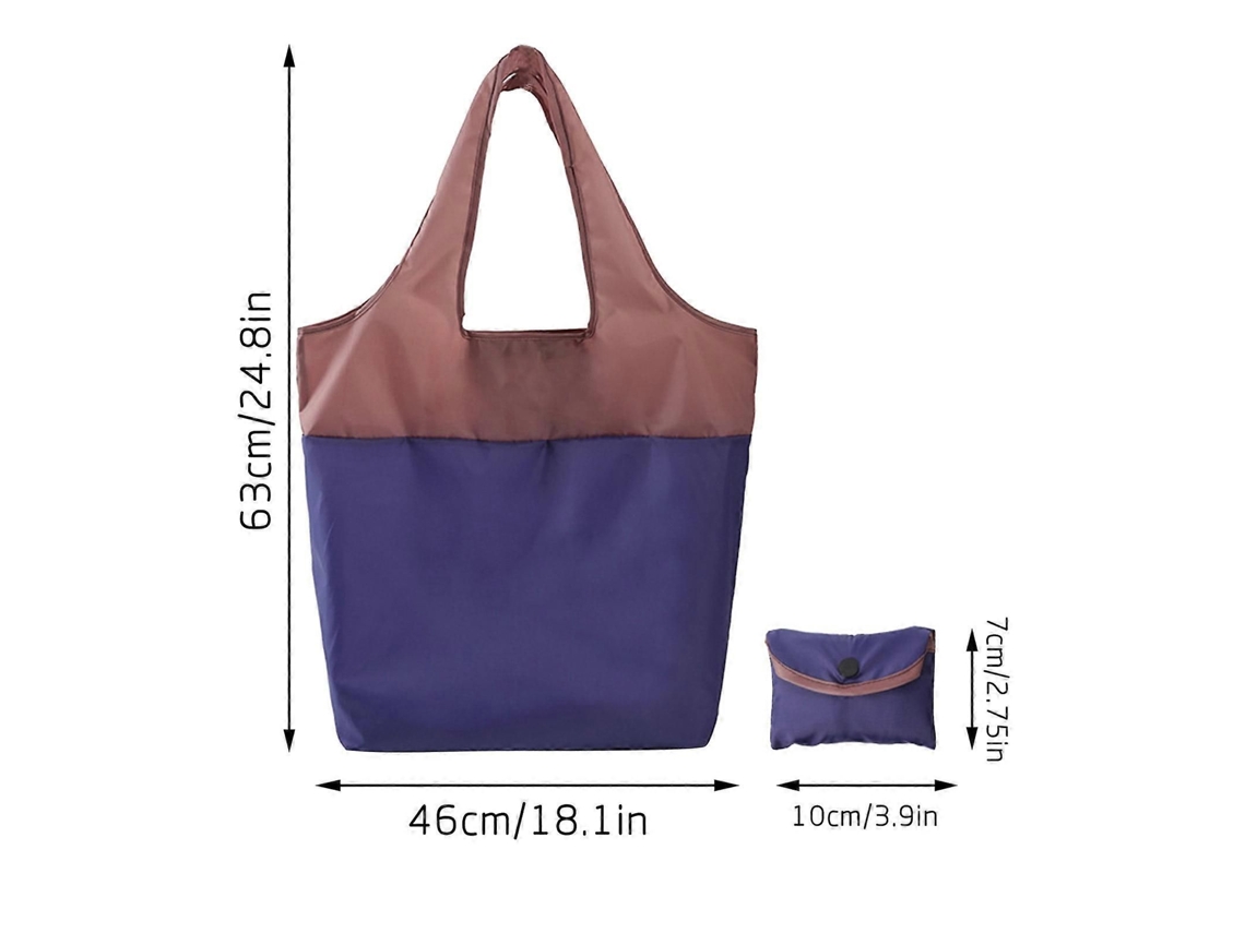 Sacolas de Compras Dobráveis ​​e Reutilizáveis ​​com Decoração Natalina, Ecológicas e Impermeáveis, Laváveis ​​à Máquina. GOKOCO