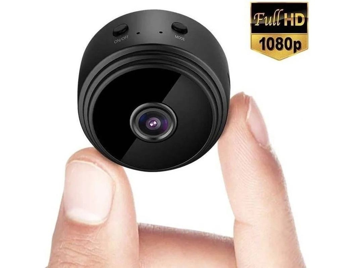 Mini Spy Camera Wifi 1080p Hd Visão Noturna Detecção Movimento Nanny Casa Interior Exterior Preto Yizhood